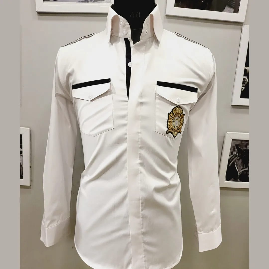 White Pilot Shirt