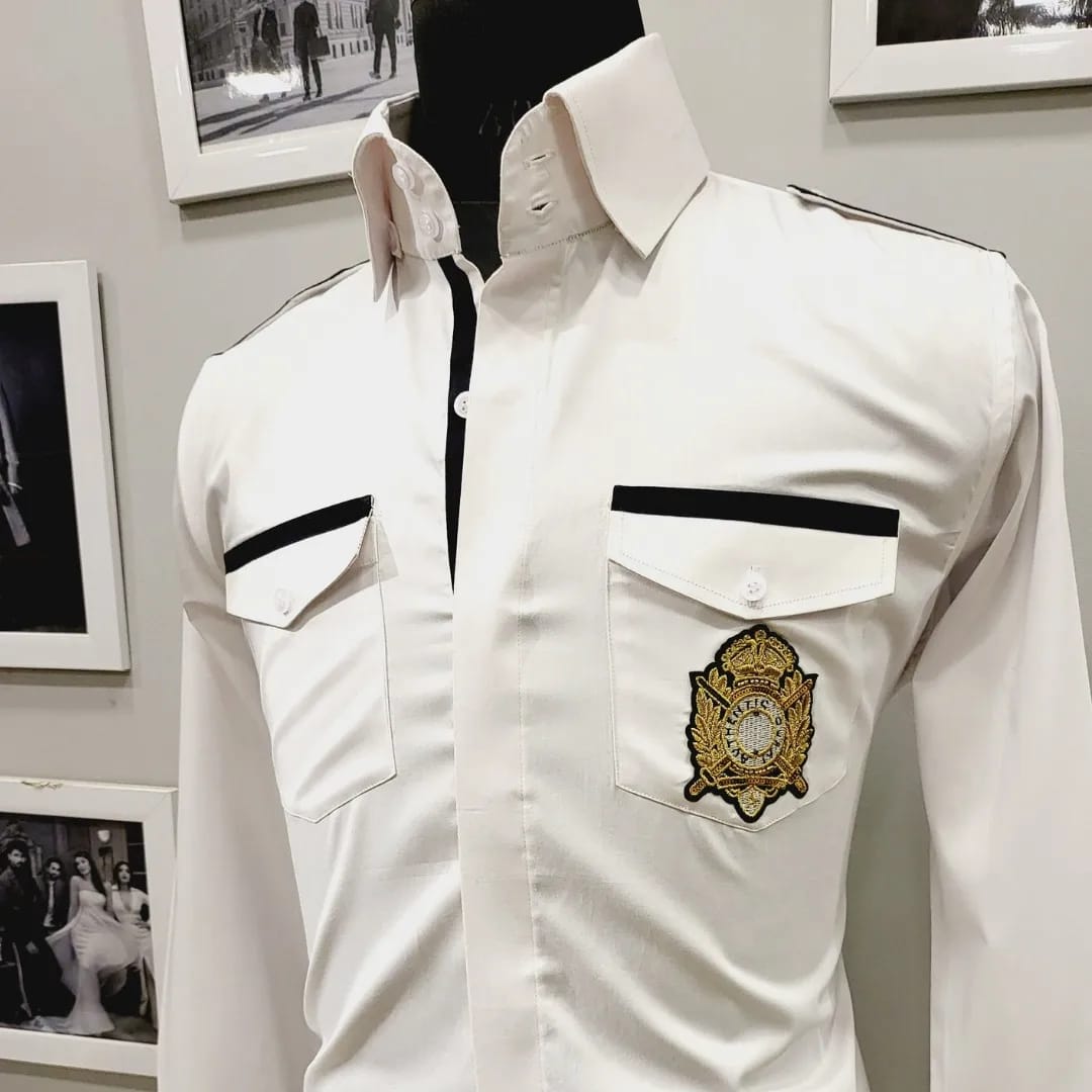 White Pilot Shirt