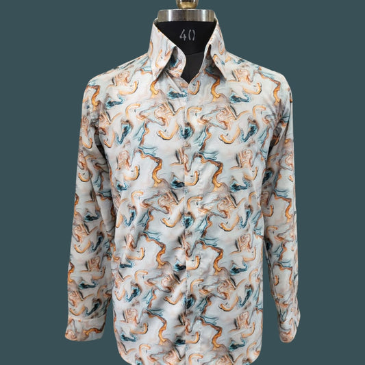 Marble Print Shirt
