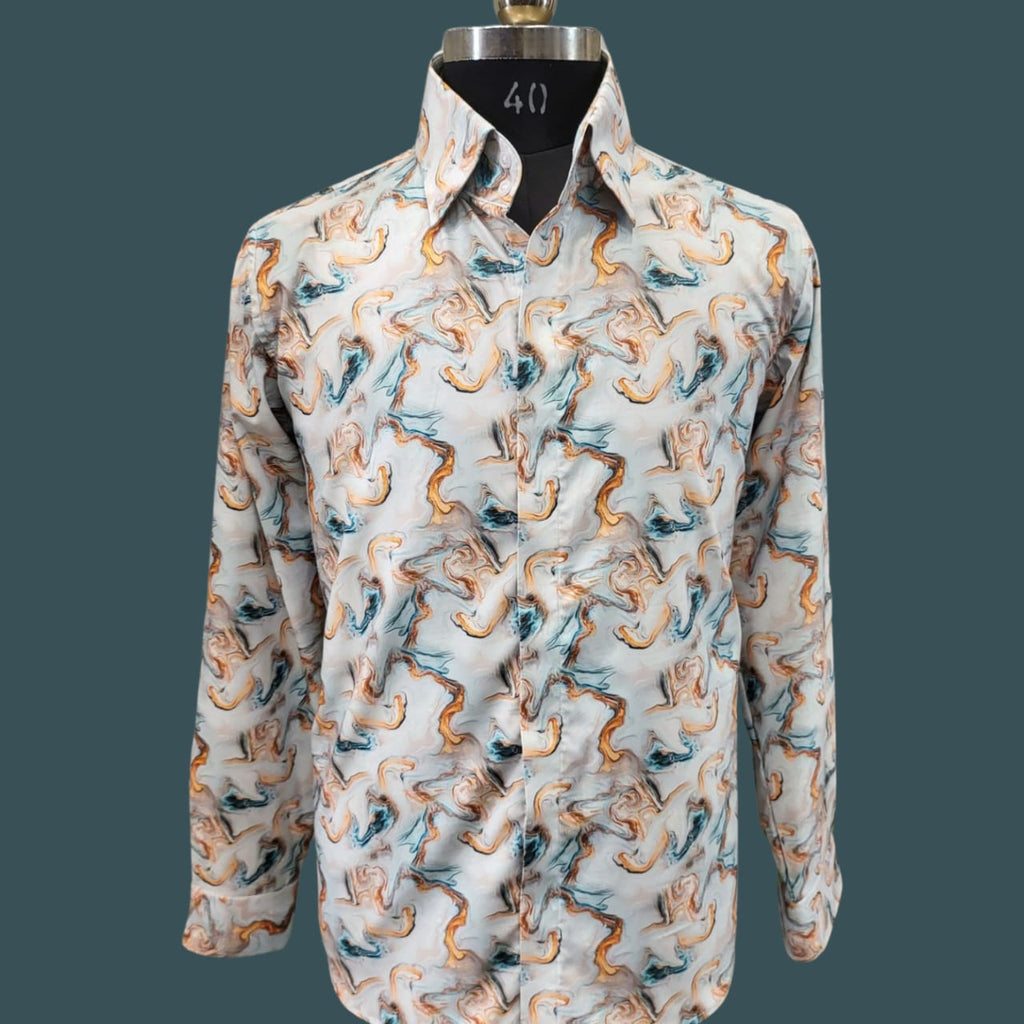 Marble Print Shirt