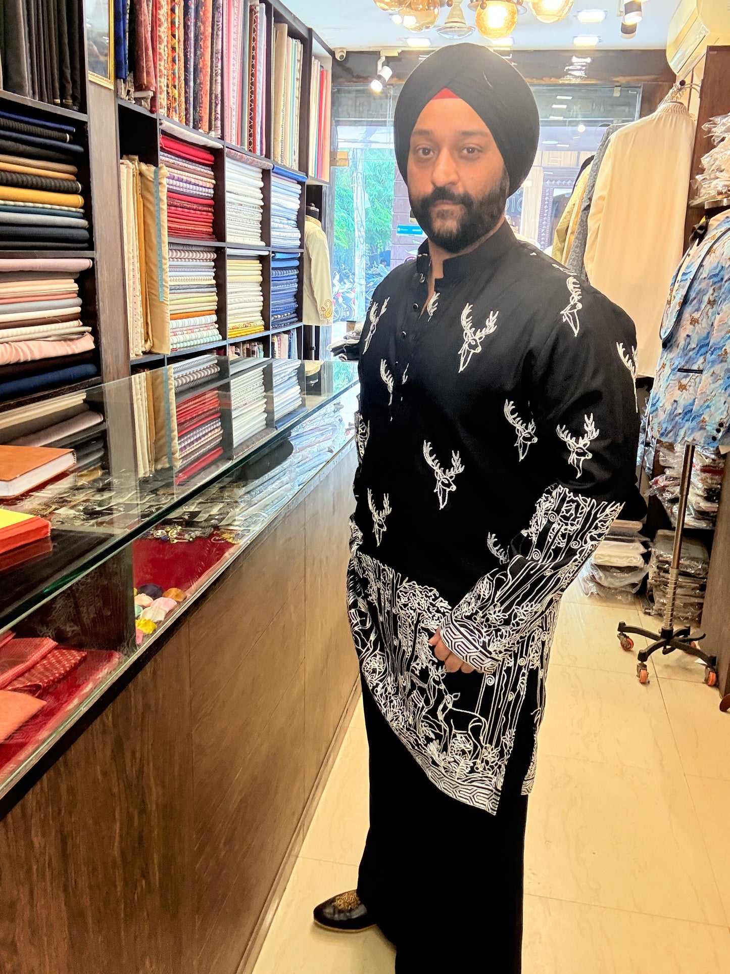 Black Antelope Kurta