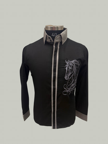 Grey Horse Shirt