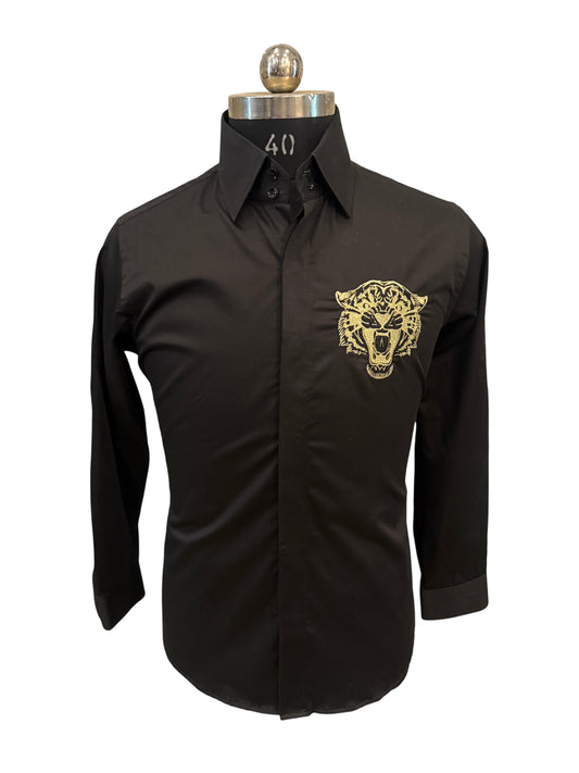 Black Gold Tiger Shirt