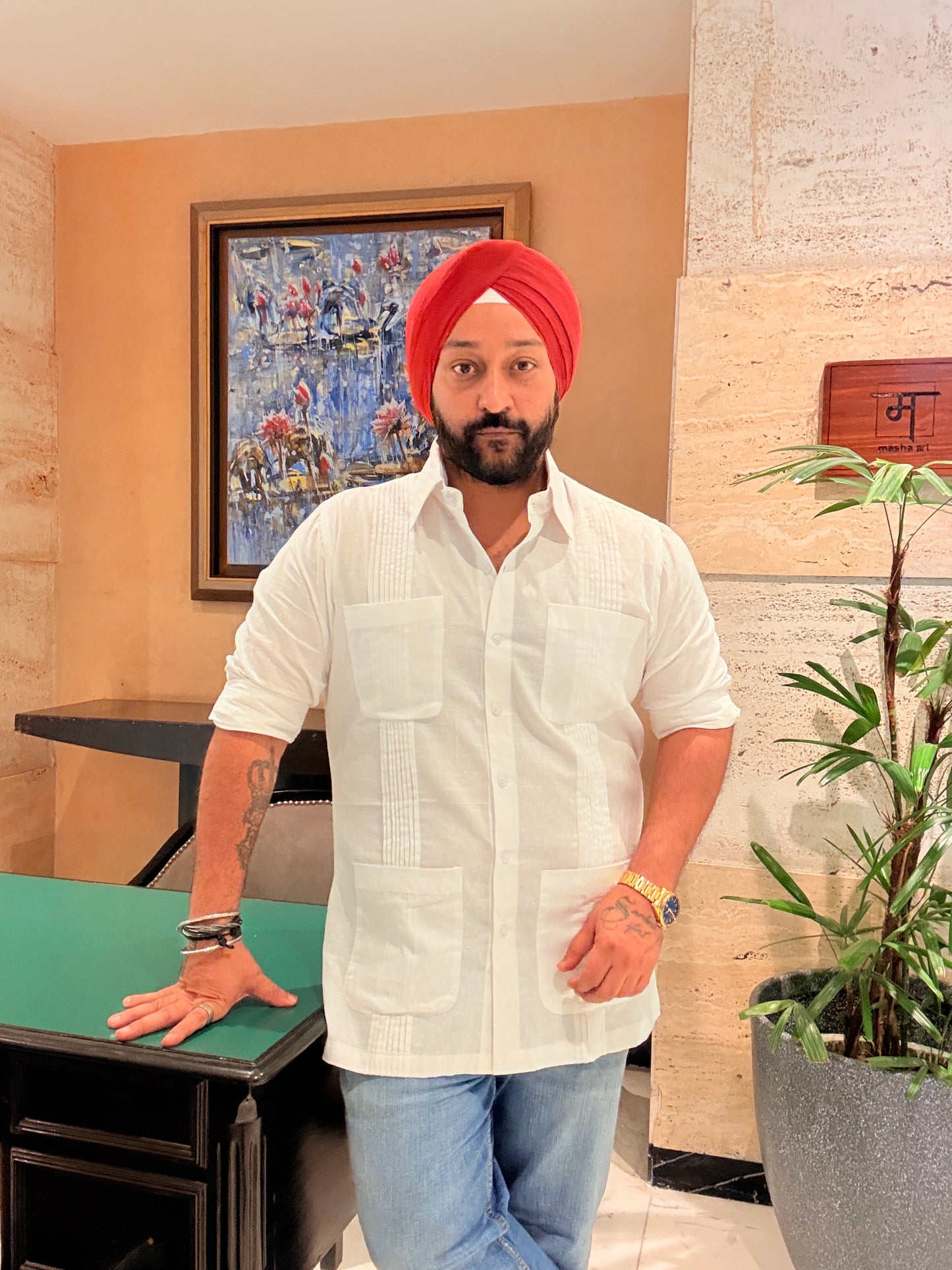 Pleated Safari Shirt