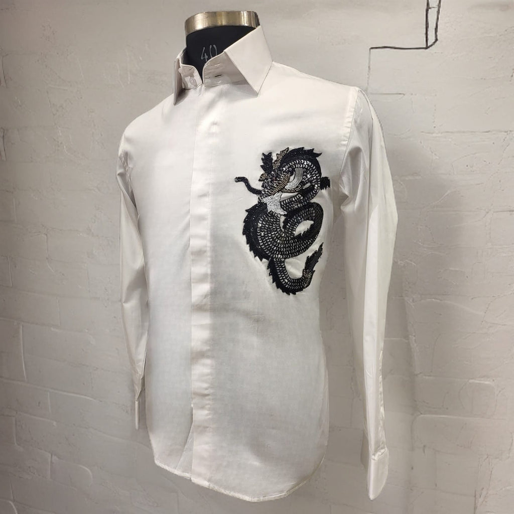 White World Of Dragon Shirt