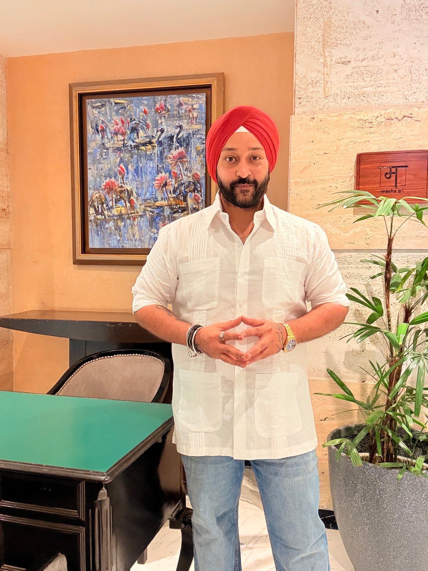 Pleated Safari Shirt