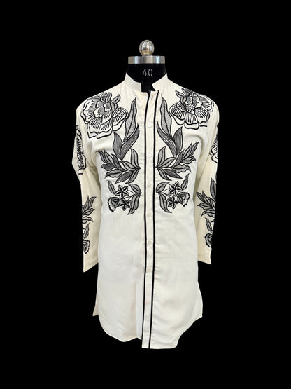 White Flower Valley Kurta