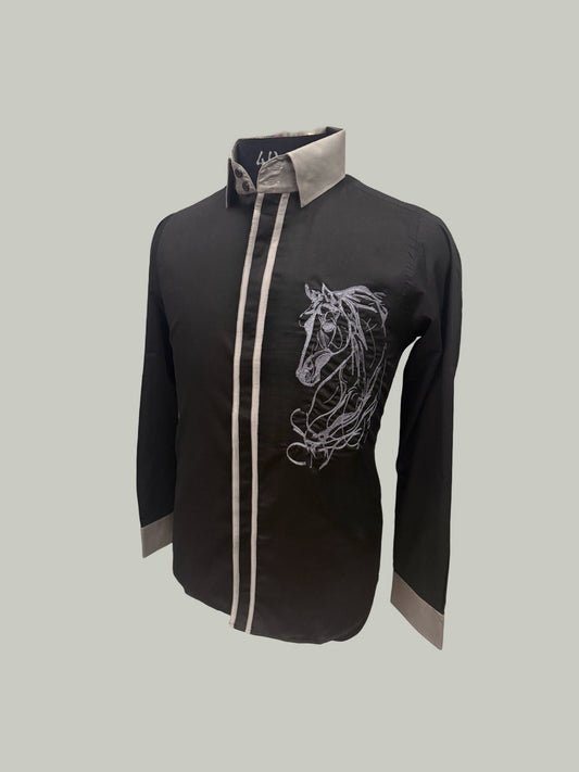 Grey Horse Shirt