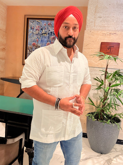 Pleated Safari Shirt