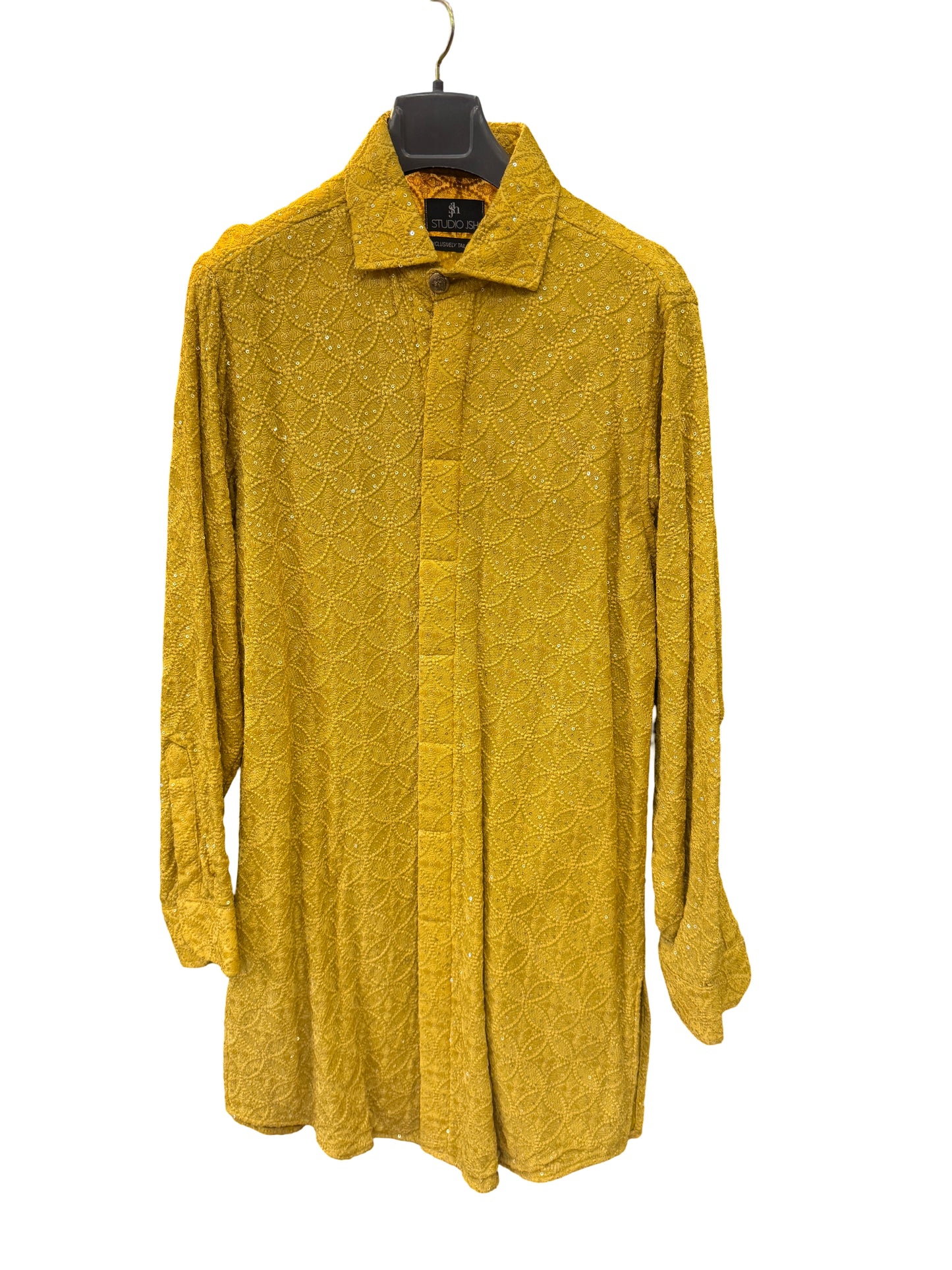 Mustard Shirt Kurta