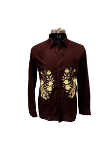 Brown Peacock Shirt
