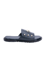 Black Lion Studded Chappals