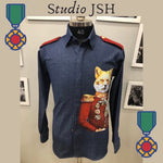 Military Denim Shirt