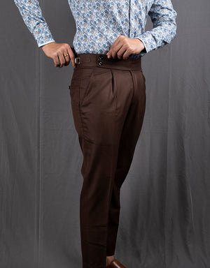 Brown High Waisted Pants