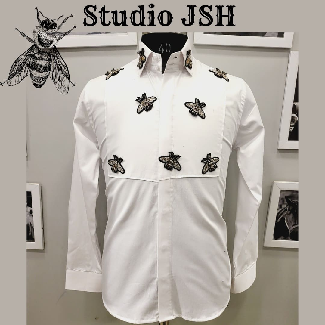 Embroidered Bee Shirt