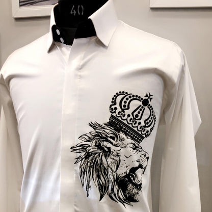 White Lion King Shirt