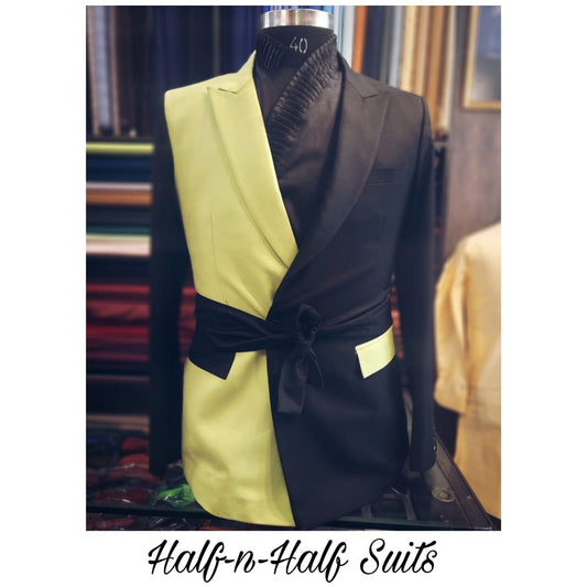 Half N Half Kimono Suit